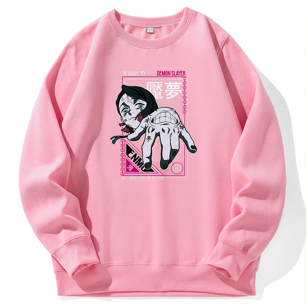 

Hoodie Tsuyuri Kanao Demon Slayer Sweatshirt For Women Aesthetic Japan Anime Y2K Couple Pullovers Oversized Women'S Long Sleeve