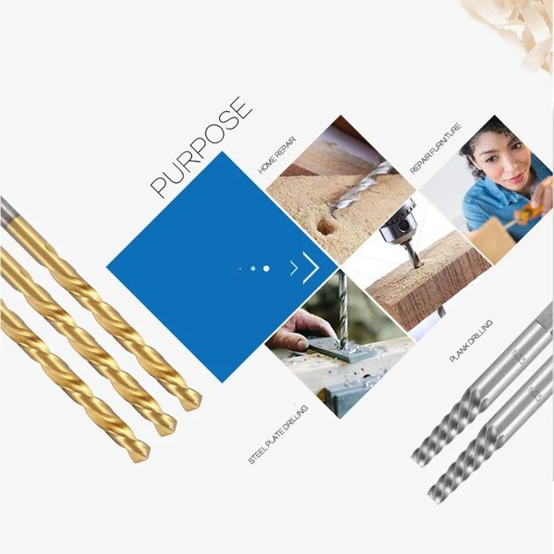 5pcs/set Convenient Cobalt Left Hand Drill Bit Broken Bolt Damaged Screw Extractor Set with Metal Case To Collect The Tools images - 6