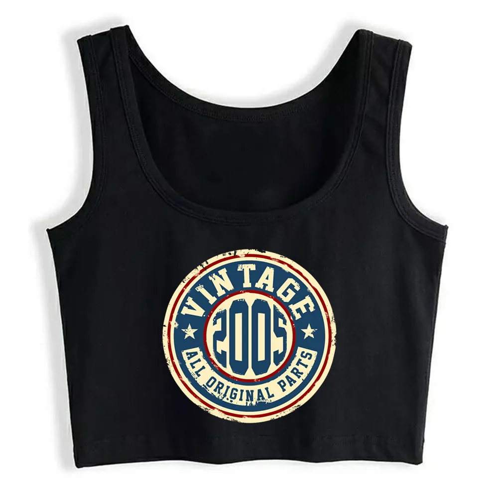

Crop Top Women Vintage 2005 Harajuku Tank Top Women Casual Women Clothes