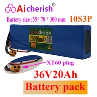 electric bicycle scooter 18650 lithium ion 36v battery pack 10s3p 36v20ah 500wbms function overcharge protection