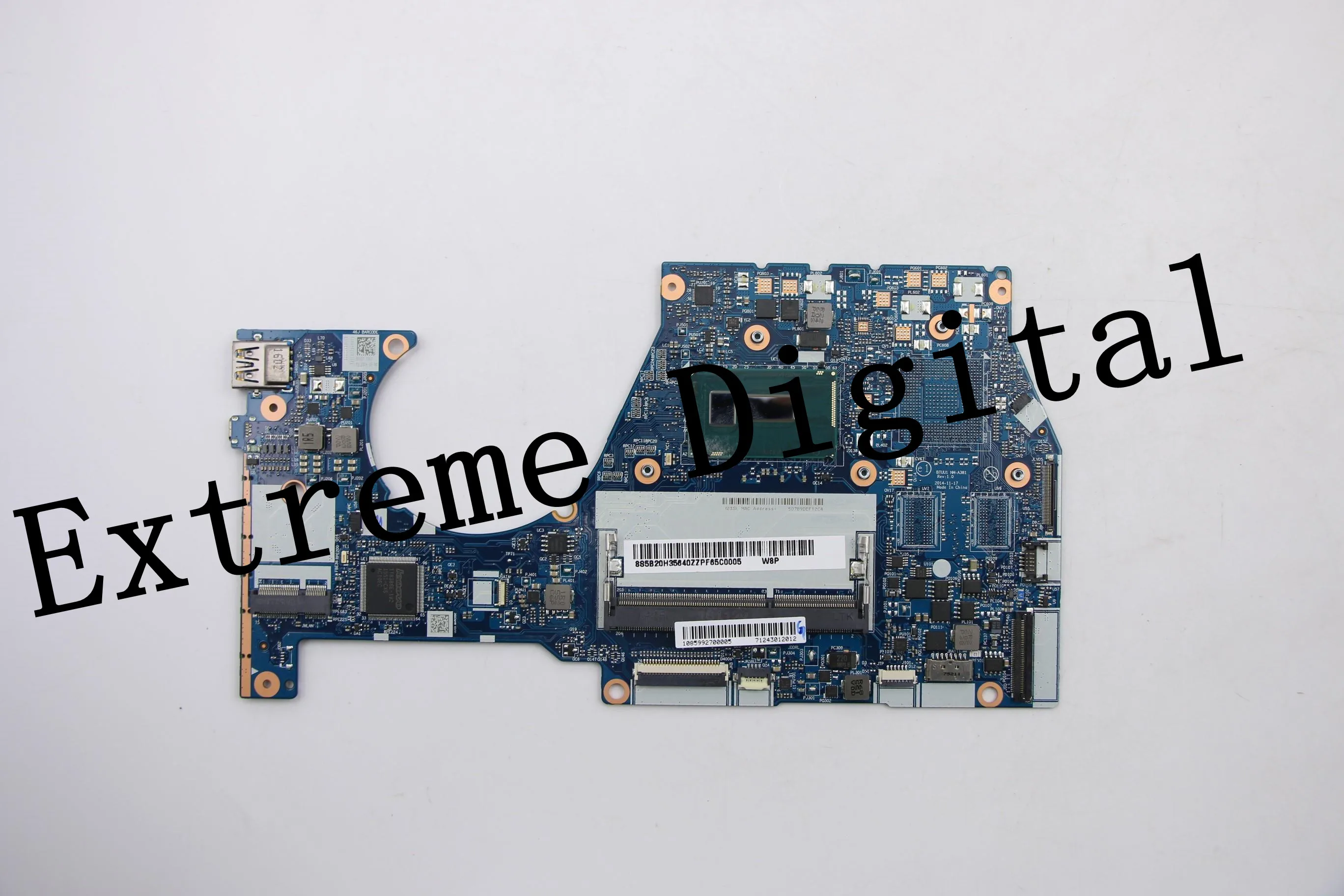 NM-A381 материнская плата для ноутбука Lenovo YOGA3 14 BTUU1 REV: 1 0 I5-5200U оригинальный
