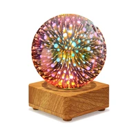 led 3d night light starry sky colorful atmosphere multiple usb table desk lamp ball home bedroom decoration gift