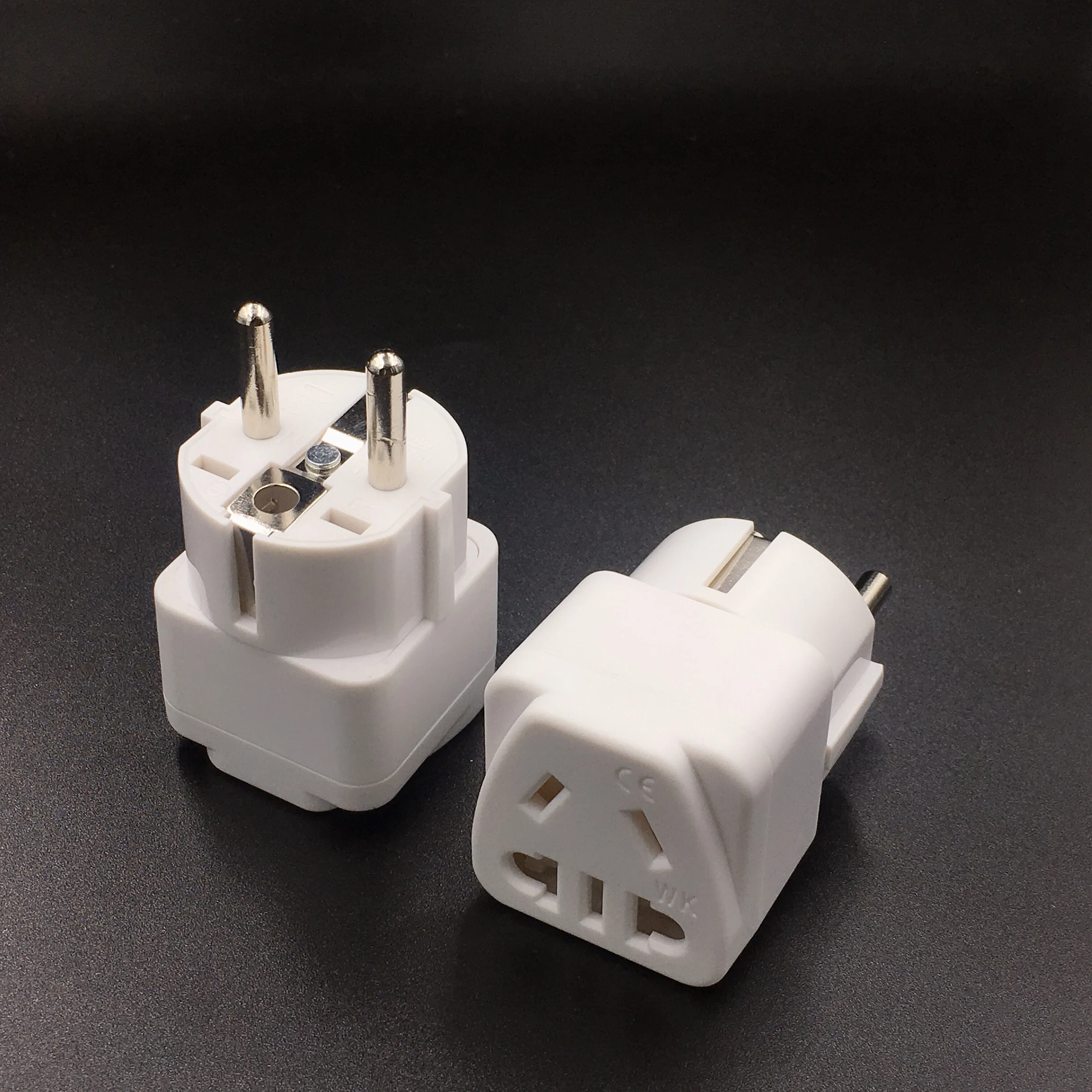 Адаптер для штепсельной вилки европейского стандарта 4 8 мм преобразователь 2