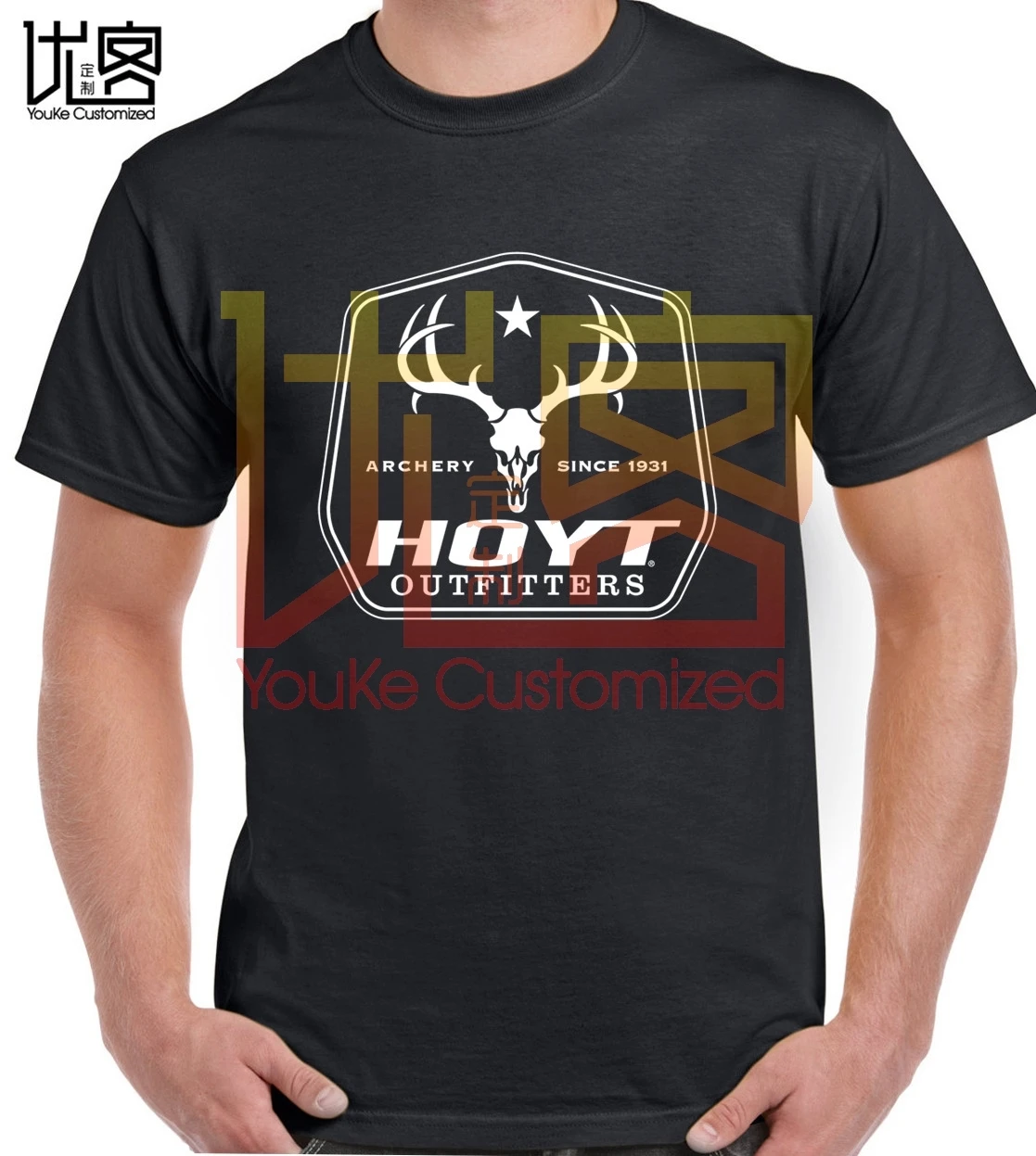Новая футболка с логотипом hoyt archery huntinger мужская и женская из 100% хлопка короткими