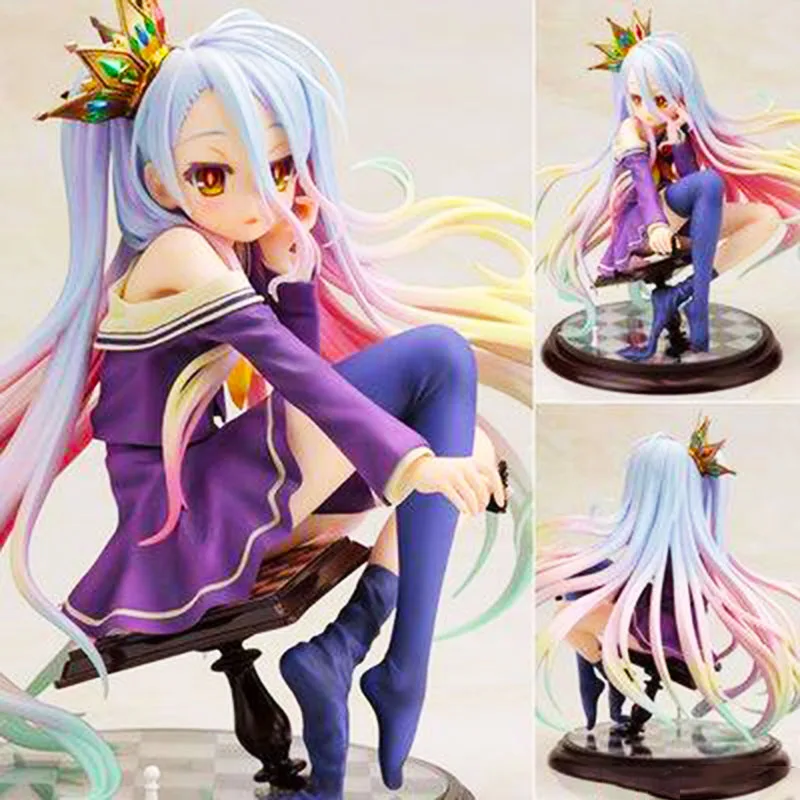 

Cute Anime No Game No Life Shiro Toy Figures PVC Toys So Sexy Girl Kit Brinquedos Model Birthday Gift Movie Fans Collection