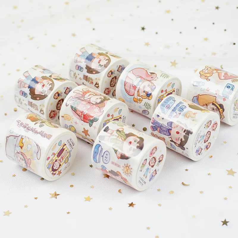 Васи Лента Весна Лето тема маскировки стикер Клейкая лента для DIY украшения