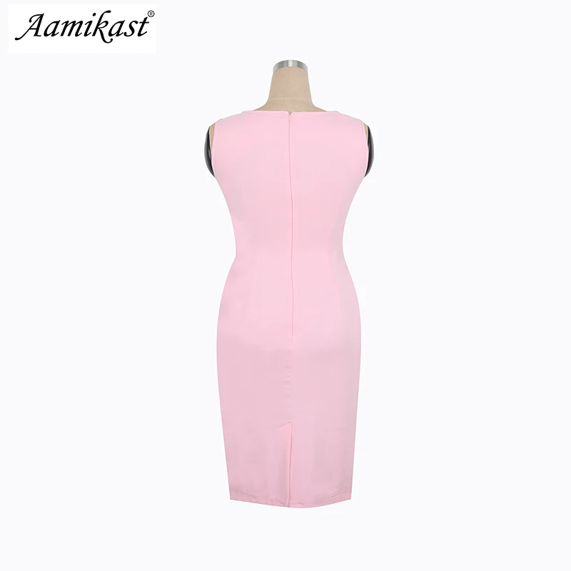 Женское винтажное Деловое платье элегантное облегающее карандаш с рюшами в