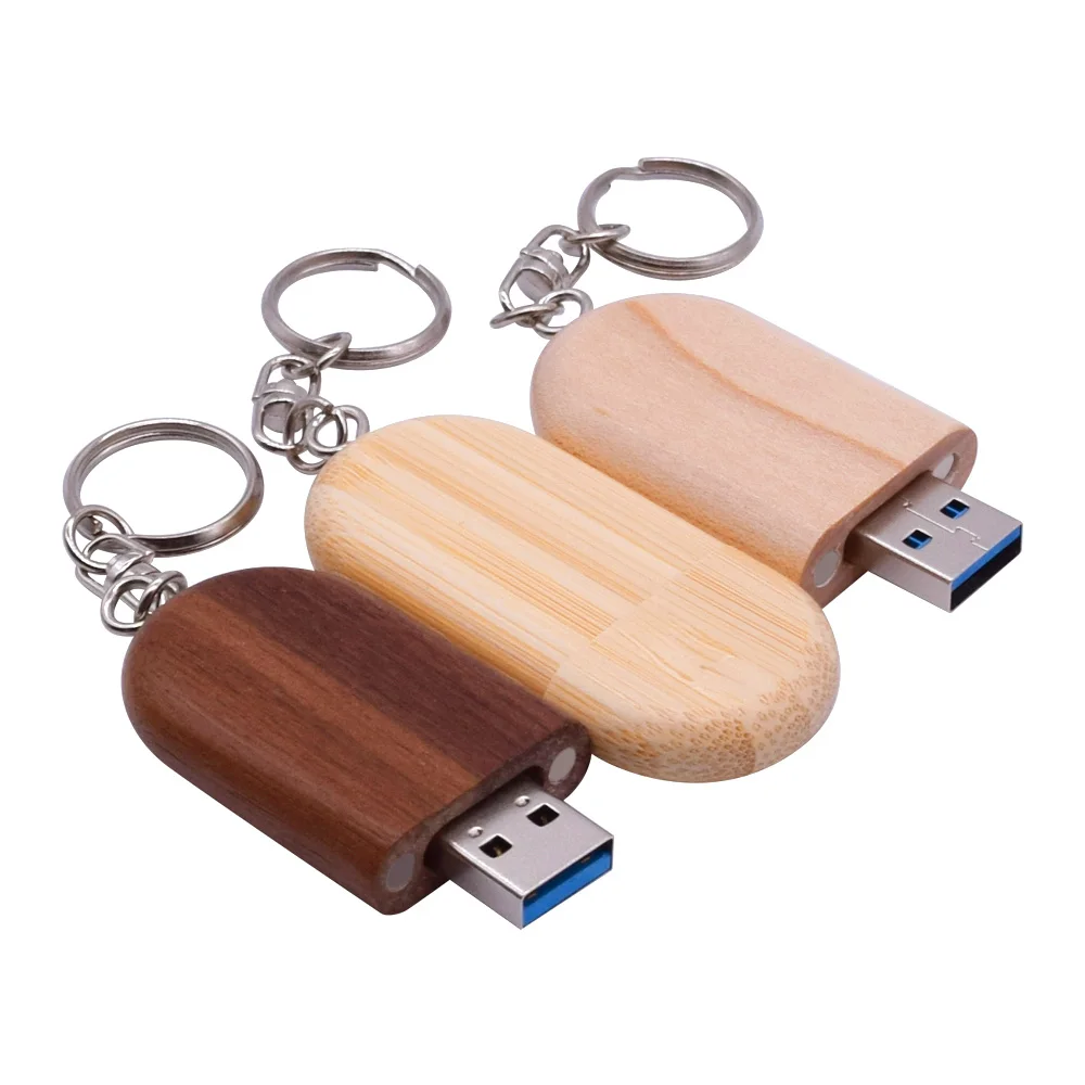Пользовательский логотип деревянный персонализированный Usb флэш накопитель 3 0