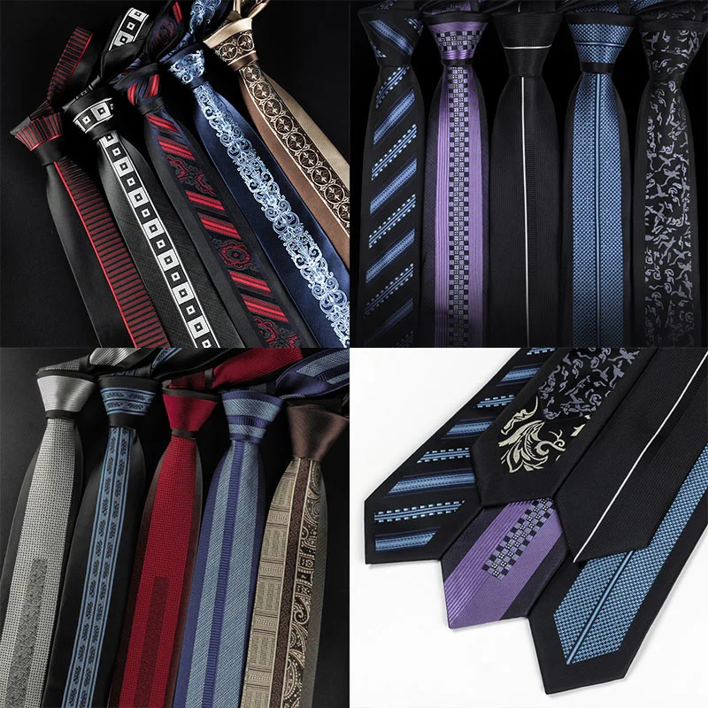 

Creative Tie 6cm Unique Men Leisure Groom Wedding Neckties Neckwear Gifts for Men Holiday Festival Banquet Mens Accessories