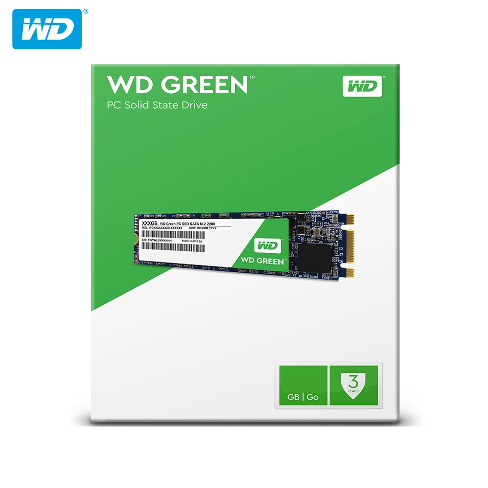 Оригинальный Внутренний твердотельный накопитель Western Digital WD Green SSD 120 ГБ 240 480