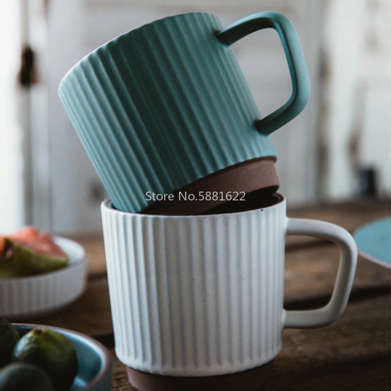 

Фарфоровая кофейная чашка в скандинавском стиле, чашка для воды, молока, керамическая чашка 3-х цветов, домашняя чашка для воды, кружка