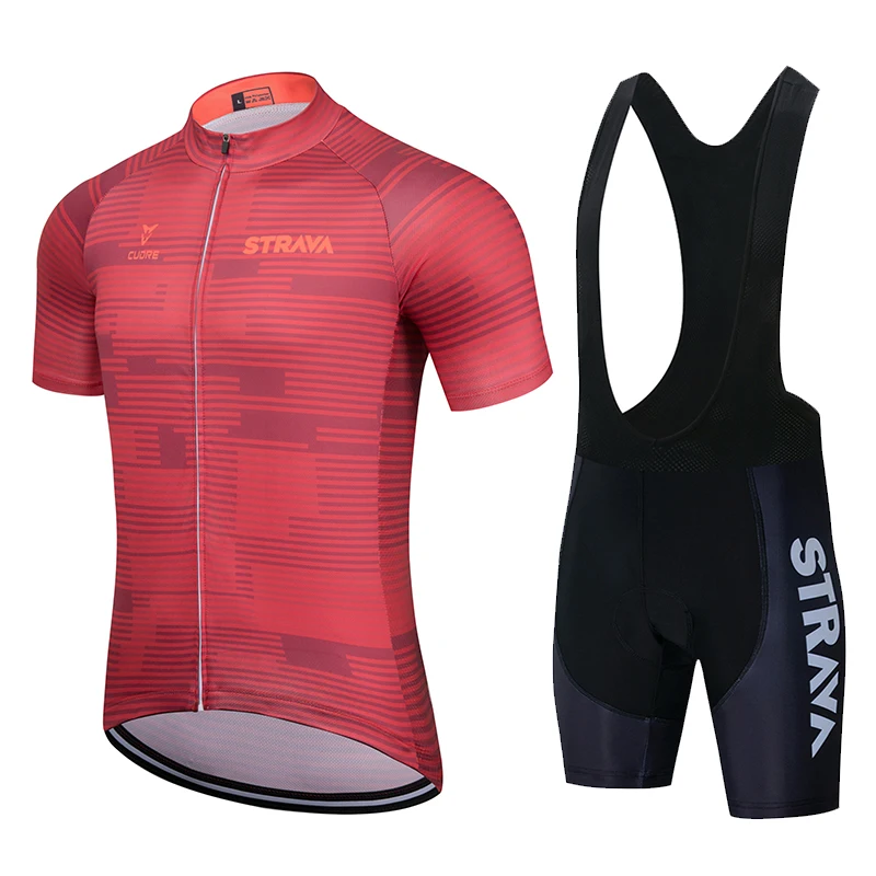 

Lepiny Men's Cycling Clothing Set Short Sleeve Bike 4 Colour Cycling Jersey Summer MTB Breathable Bicycle Wear