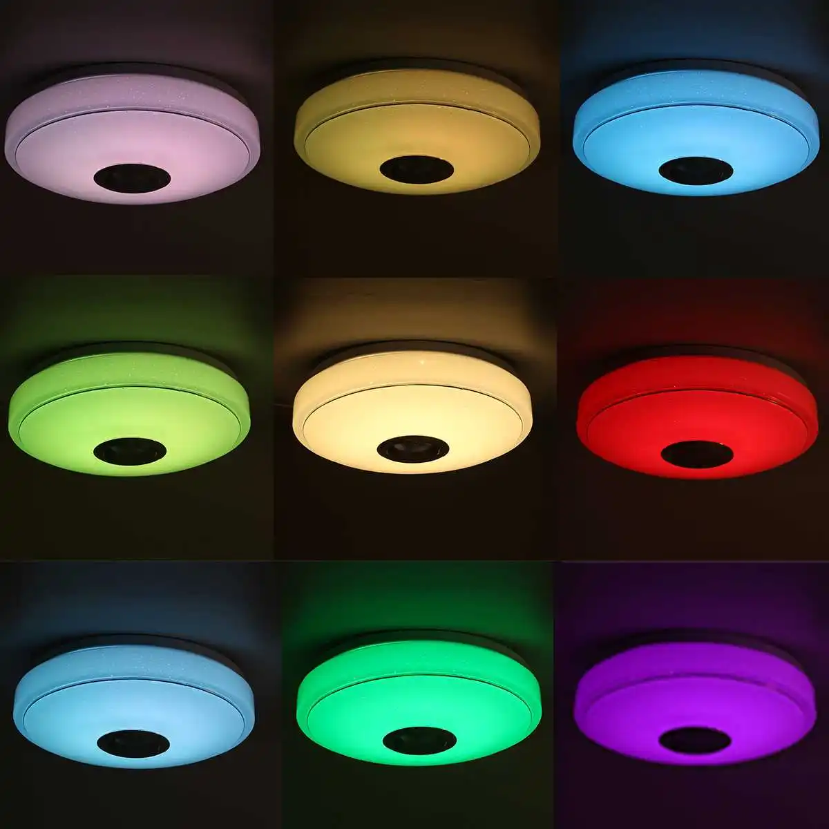 Современный RGB светодиодный потолочный светильник с Wi Fi 200 Вт домашнее освещение