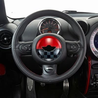 car steering wheel decoration cover for mini cooper s r55 r56 r57 r60 r61 car accessories interior styling shell car sticker