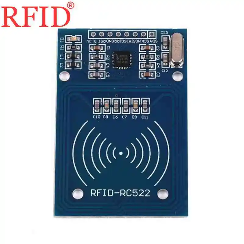 Флэш-считыватель RC522 RFID NFC радиочастотная плата IC индуктивный модуль датчика для