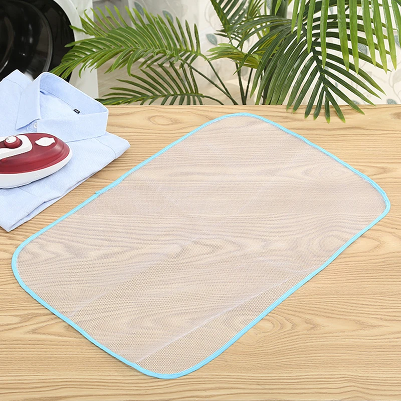 

2Pcs High Temperature Ironing Cloth Ironing Pad Cover Household Protective Insulation Against Pressing Pad Boards Mesh Cloth