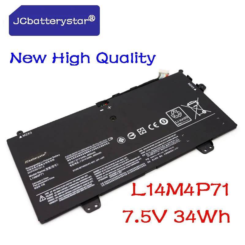 

JC высокое качество 7,6 V 40Wh L14L4P72 L14L4P71 L14M4P71 L14M4P73 Аккумулятор для ноутбука Lenovo Yoga 700 700-11ISK 11 "2ICP4/49/100-2