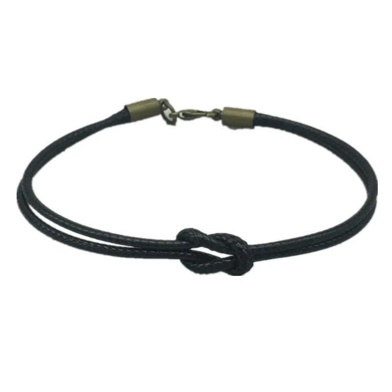 Новый простой браслет унисекс модные концентрический редуктор узел для женщин и