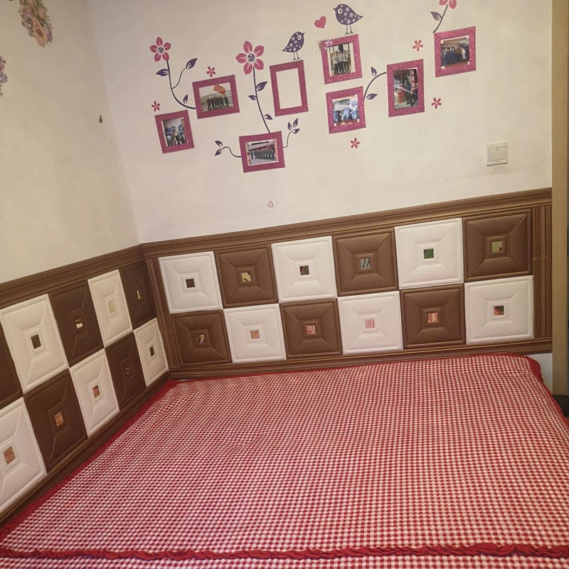 Самоклеящиеся обои 3D наклейки на стены украшения для спальни фона из мягкой пены