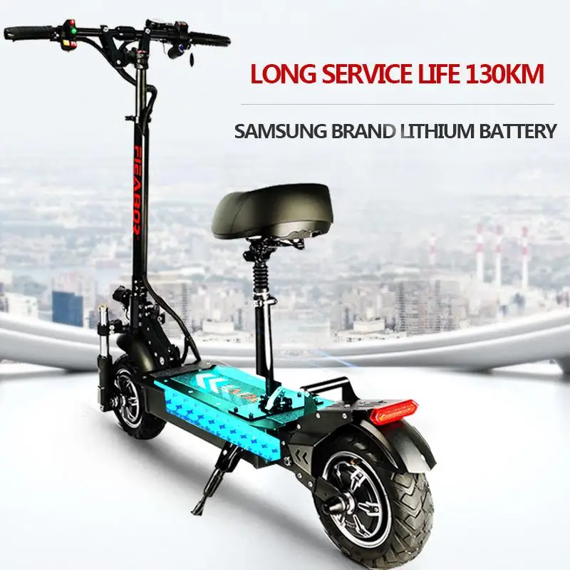 

[EU Direct]Folding Electric Scooter 48V 60V 1200W 2400W Smart E-Scooter Skateboard Longboard Vacuum Tire 50KM/H 75KM/H Max Speed