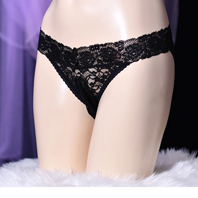 

Men Gay Sexy Oil Cock Pouch Sexy Lace Breathable Transparent Briefs