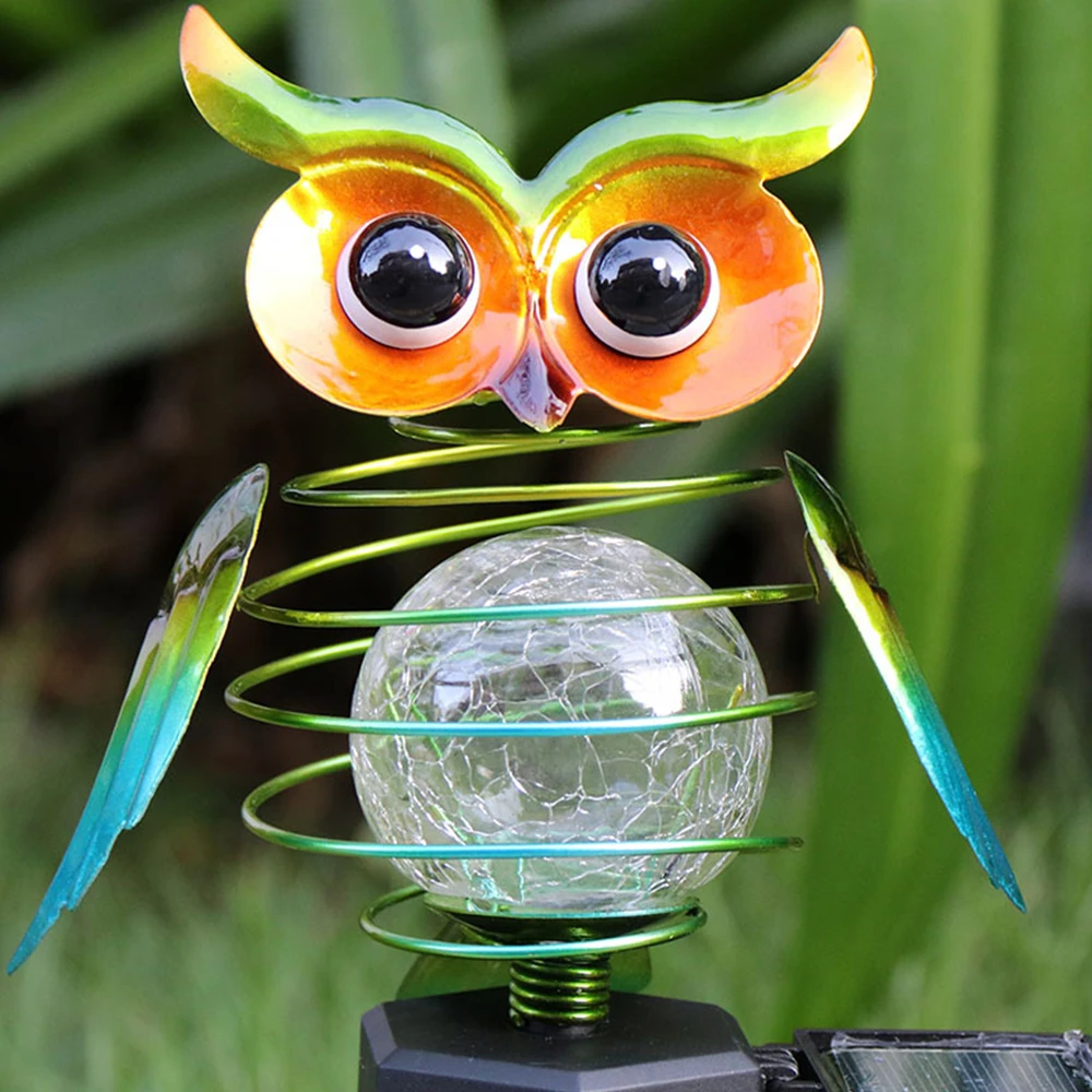 

Outdoor LED garden lights solar lights high-power owl garden lights waterproof lawn landscape lights, solar energy-saving lights