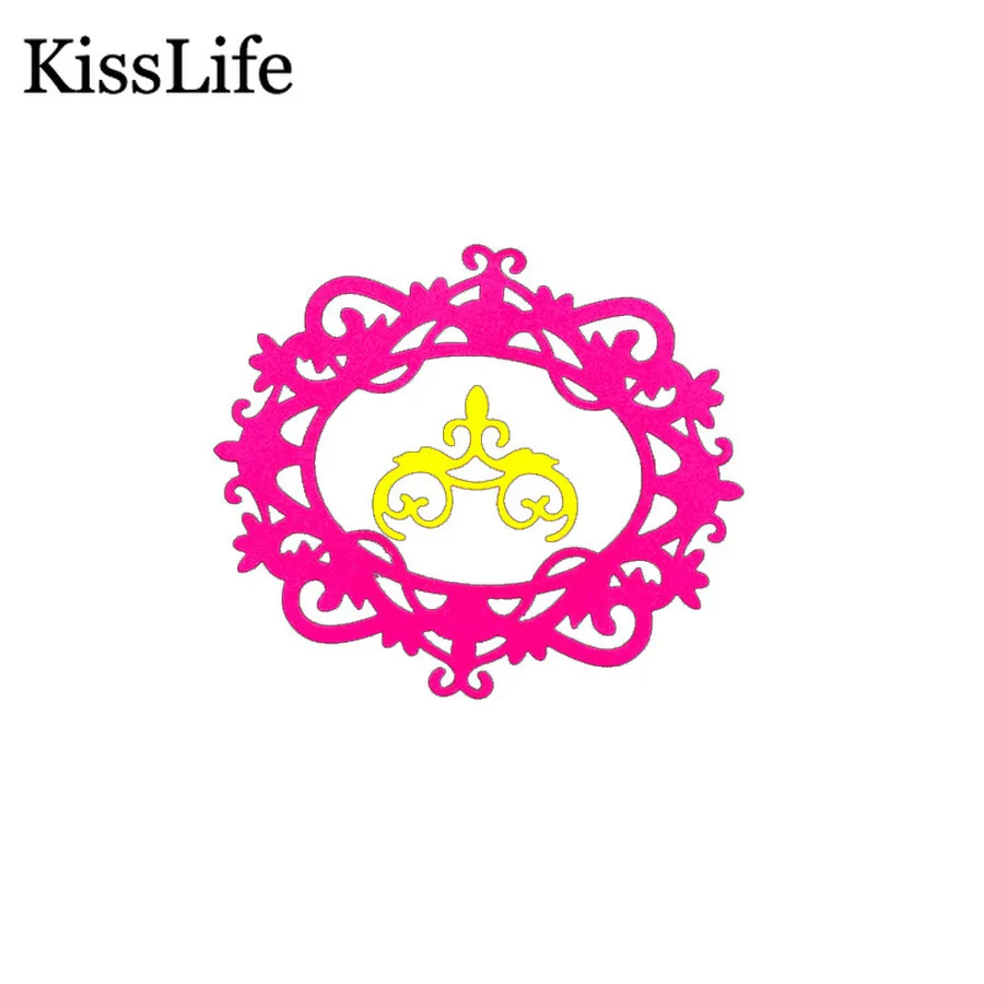 Рождественский олень на цветочном венке тиснение металла резки штампы Kscraft