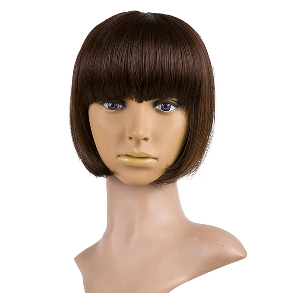 

Straight Wigs Womens Brown Women Straight Hair Wigs Natural Hair Wigs Female Synthetic Heat Resistant Fiber Cosplay Wig
