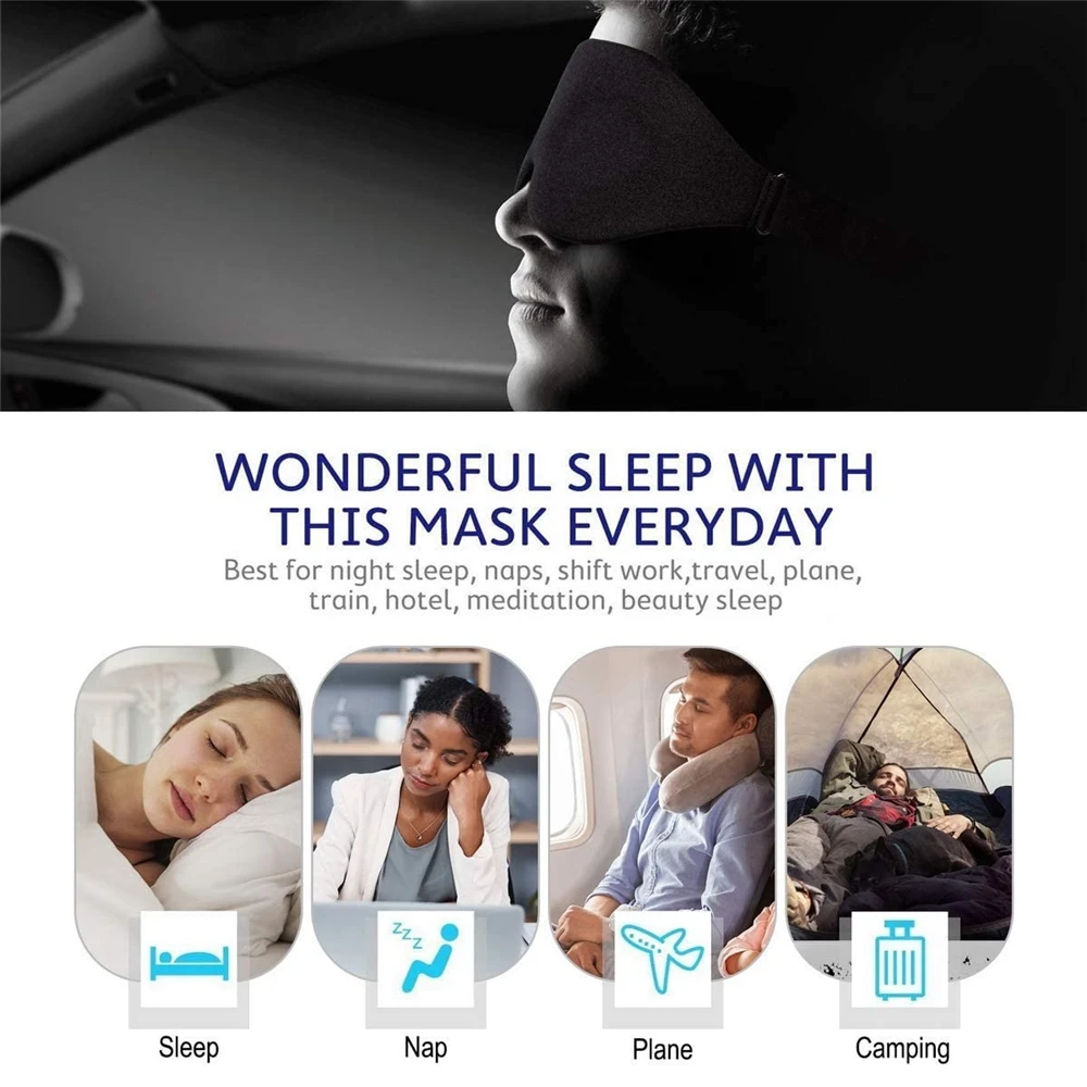 3D обычай Контурные чашки ночная маска для лица на основе глаз во время