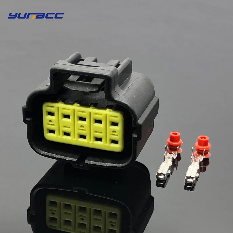 5 комплектов автомобильный водонепроницаемый штекер Tyco AMP 10pin 174655 2 174656