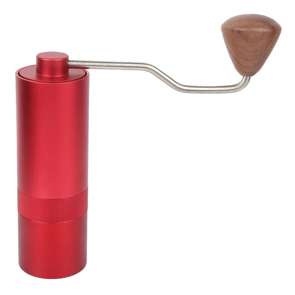 

Manual Coffee Grinder Red Coffee Mill With Gift Box As Present Stainless Steel Coffee Bean Grinding Machine Kitchen Accessory