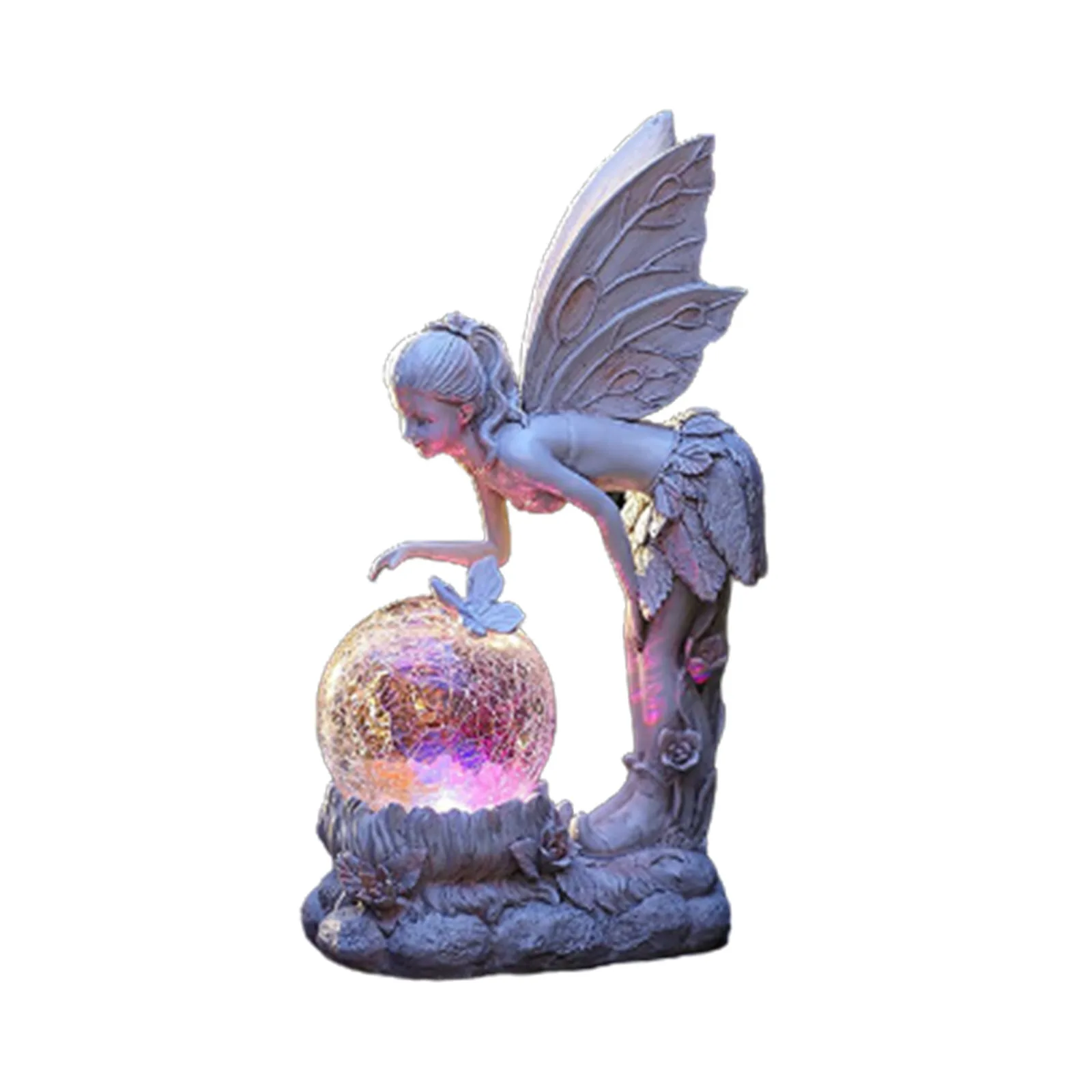 

Solar Color Changing Elf LED Light Garden Decorative Angel Lamp for Outdoor Lawn Yard Decoration THIN889