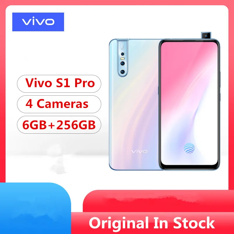 Мобильный телефон Vivo S1 Pro экран 6 39 дюйма ГБ ОЗУ 256 Гб ПЗУ Восьмиядерный процессор