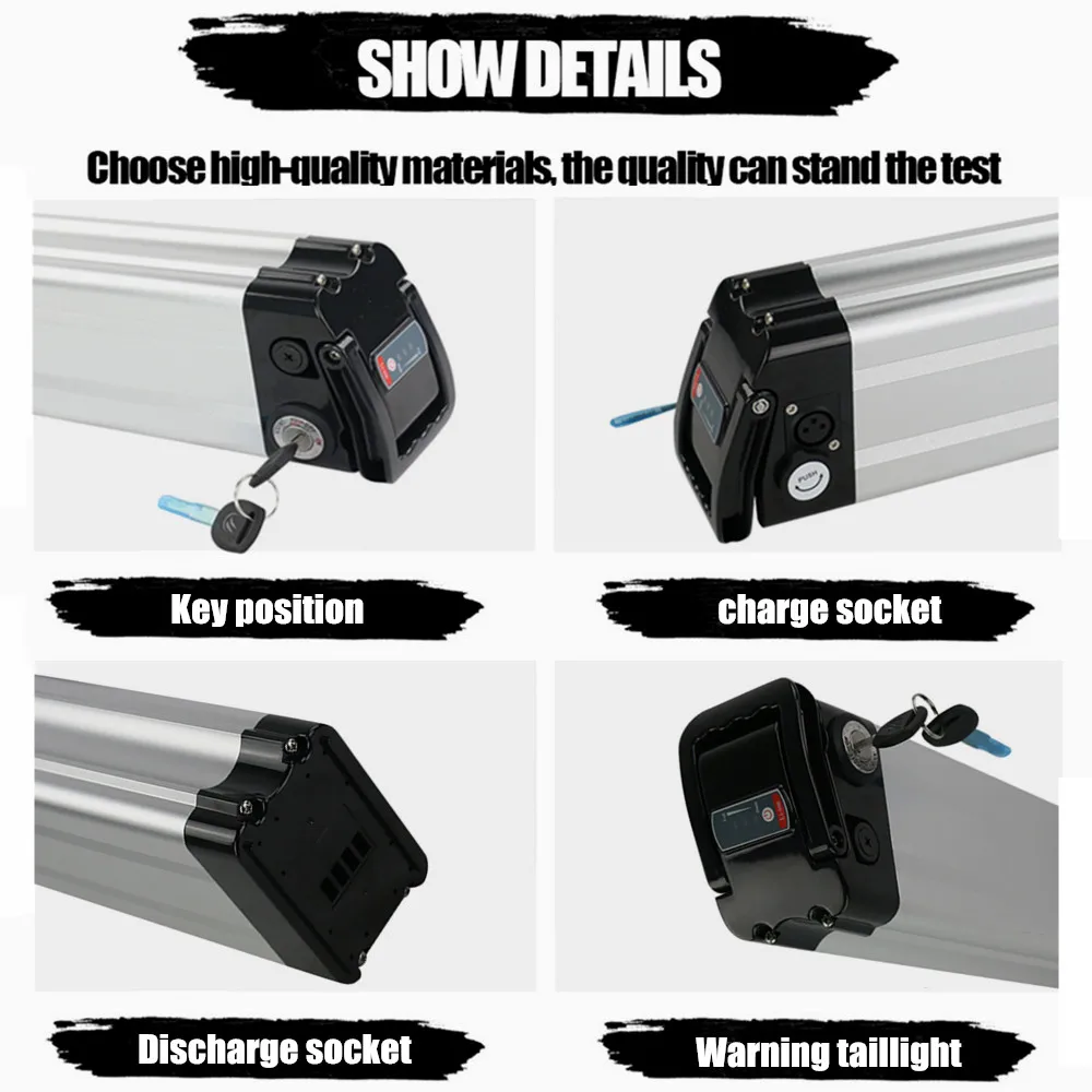 Аккумулятор для электровелосипеда Bafang TSDZ2 36 В 48 серебристая батарея 13 Ач 17 5 21