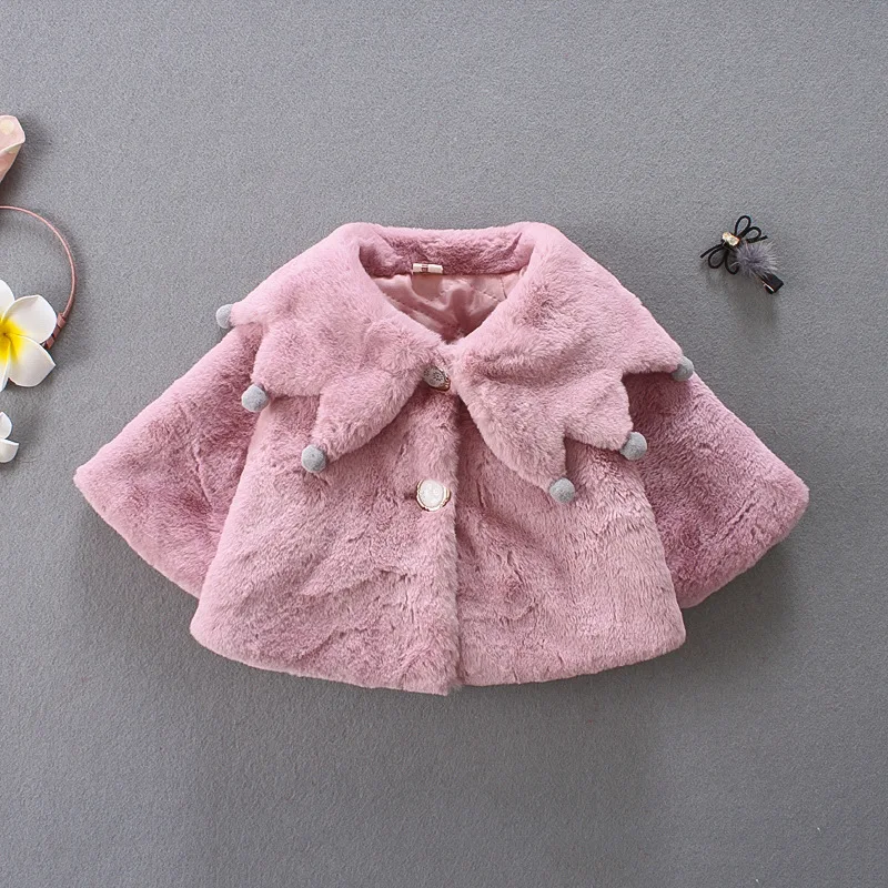 

Winter Baby Jacket Clothes Wool Newborn Baby Girls Jacket Coat Warm Windbreaker For Kids Jacket Cloak Children Clothes 0 3 Month