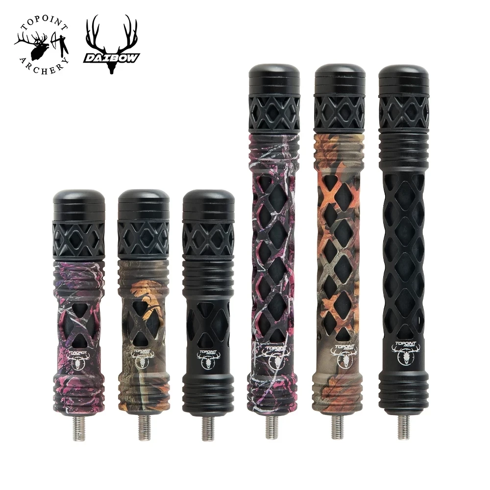 

Topoint TP623 Compound 8 InchesBow Stabilizer Shock Absorber Aluminum Alloy Machining for Compound Bow Archery Hunting Shooting