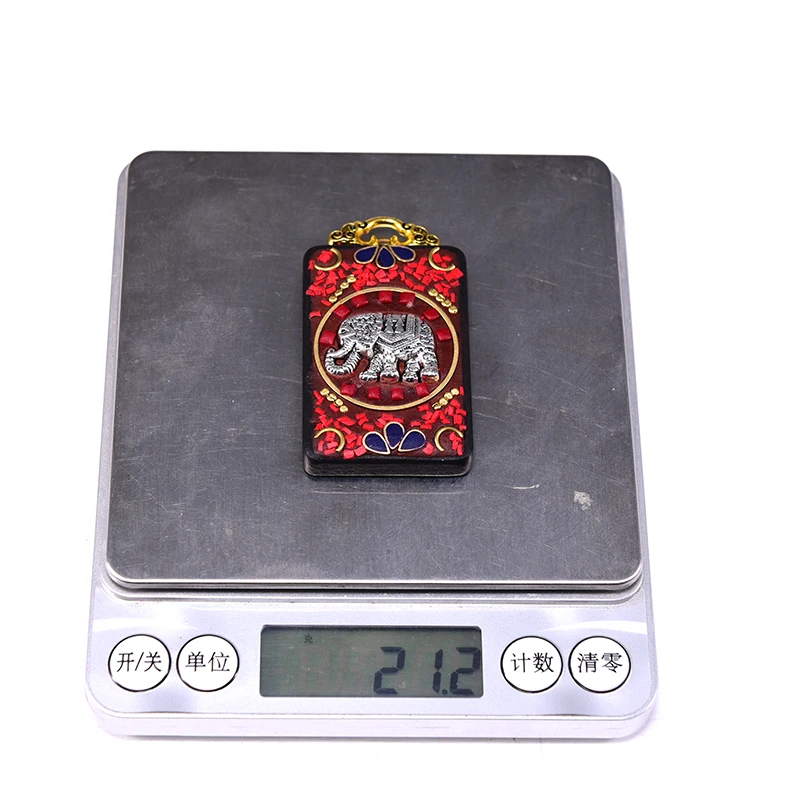 Инкрустация индийский слон Бог Подвеска Медь бусины для изготовления ювелирных