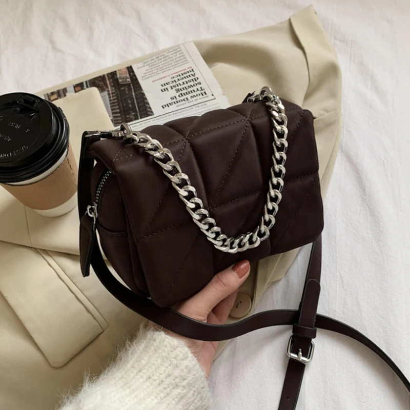 

Oxford Cloth Chain Designer New Fashion Crossbody Shoulder Handbags Fall and Winter Female Beautiful Small Bags