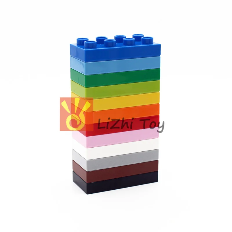 Большой строительный блок MOC DIY 40666 кирпичи 2x4x1/2 (толстый) большой размер сборные