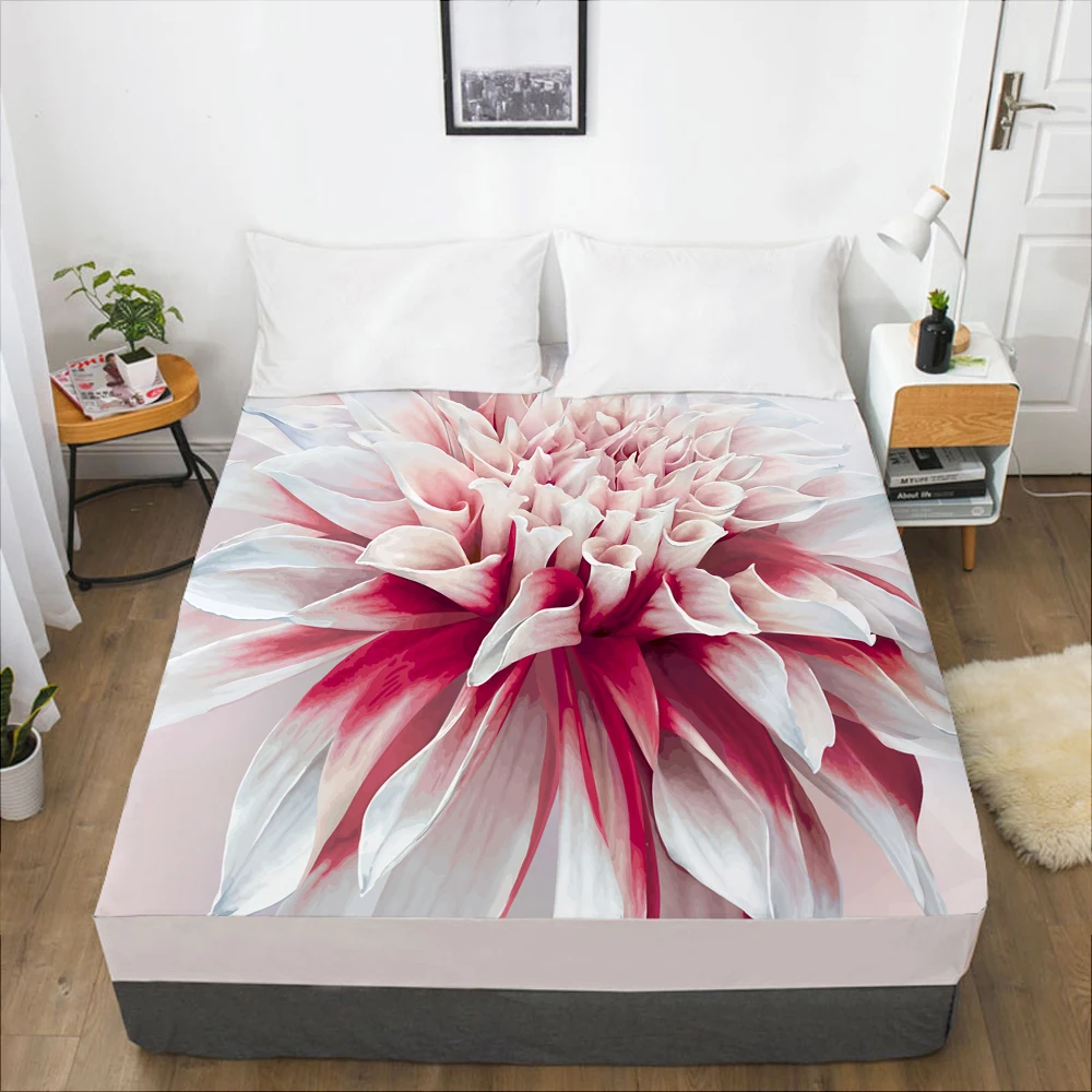 

Роскошная быстрая простыня с эластичным ремешком, чехол для матраса, 160x20, 0/200 x, чехол для кровати для дома с цветочным рисунком