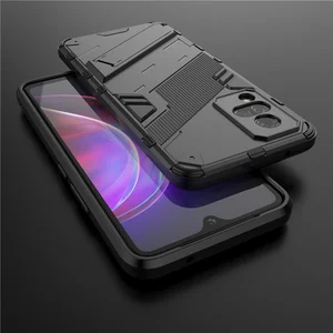 for vivo v21 case shockproof camera protect bumper bracket stand holder armor back cover for vivo v21 phone case for vivo v21 5g free global shipping