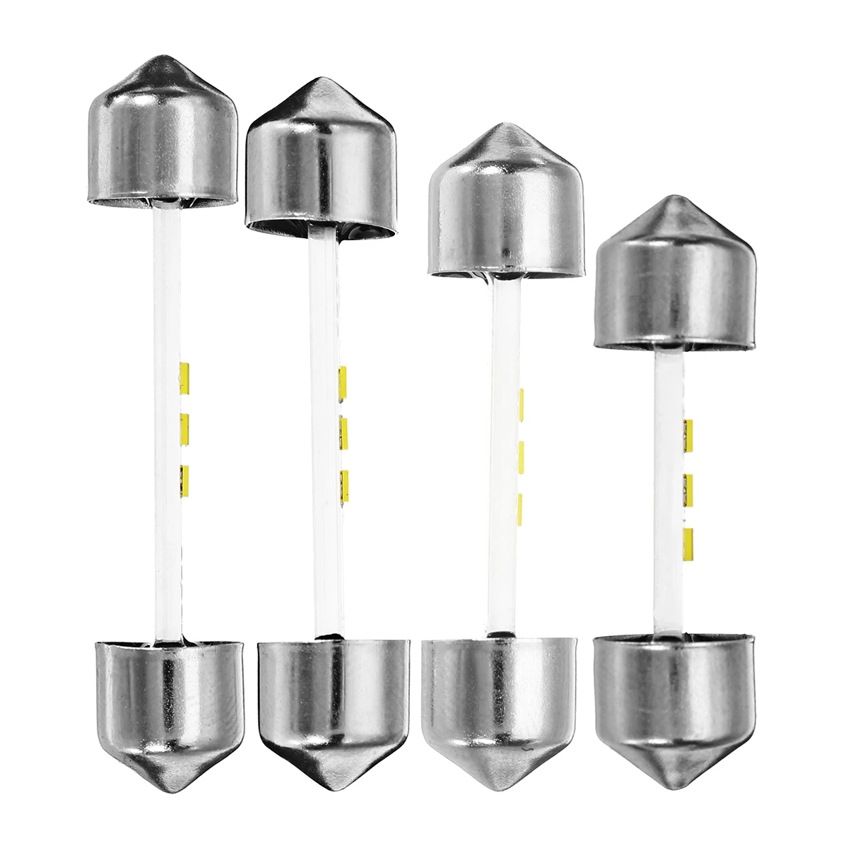 

10PCS LED Festoon Dome 31mm 36mm 39mm 41mm 15W LED Interior Car Light Bulbs Cold White Reading License Plate Lamp Light Bulb 12V