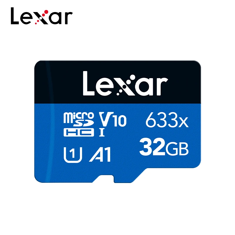 Original Lexar 633x Memory Card 32GB SDXC Class 10 Max Read Speed 95M/s Micro SD 64GB 128GB U3 UHS-I V30 TF Microsd | Компьютеры и