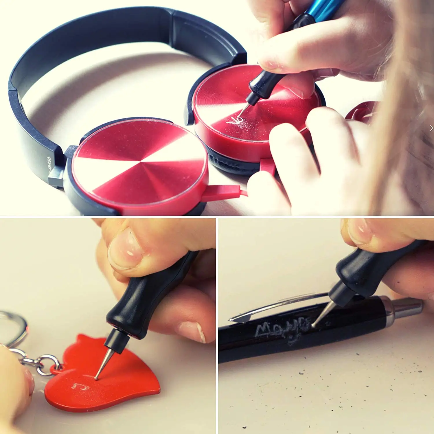 

Smartlife Easy Etcher - Includes 10 Stencils - Portable Precision Engraving Pen - DIY Engraving Tool
