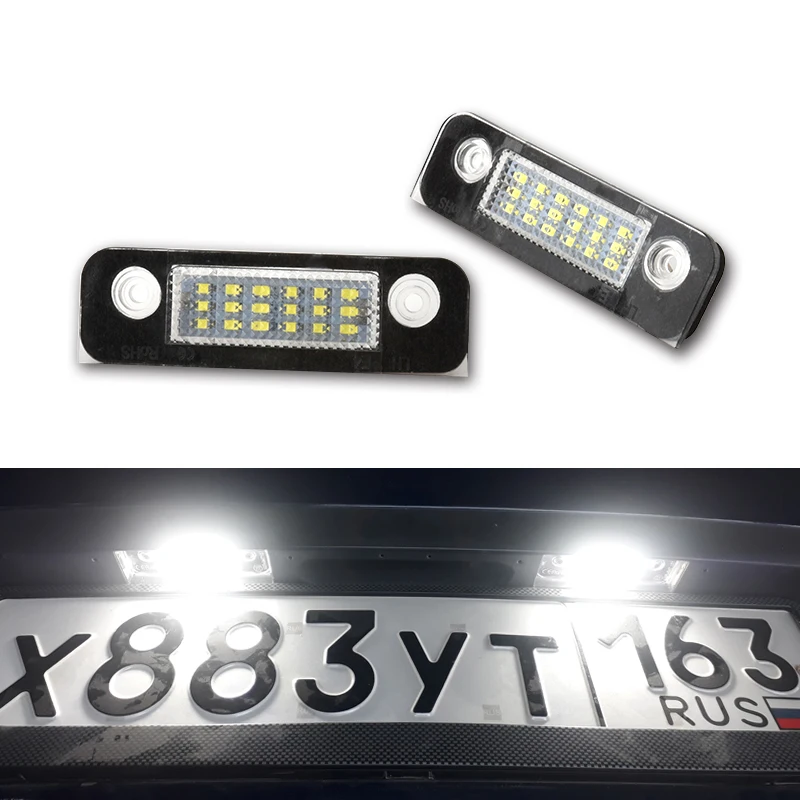 1 шт. Canbus светодиодный номерсветильник в для Ford Fiesta MK5 2001-2008 Fusion 2001-2011 Mondeo MK2 1996-2000