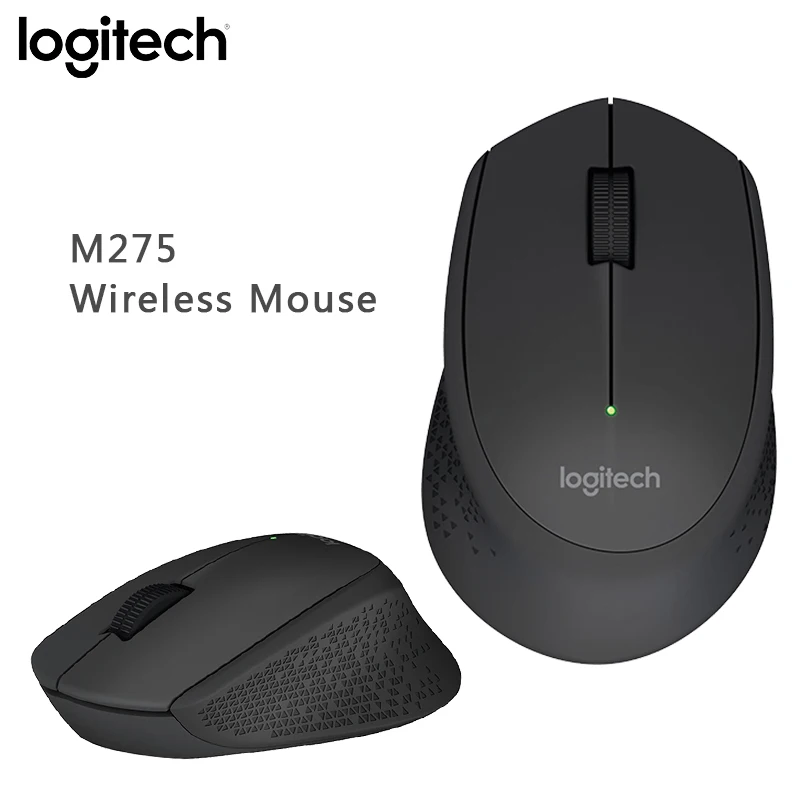 

Logitech M275 Wireless Mouse 1000dpi USB Wireless 2.4GHz Nano Receiver Mice Desktop Computers Mouse Wireless Optical Mouse
