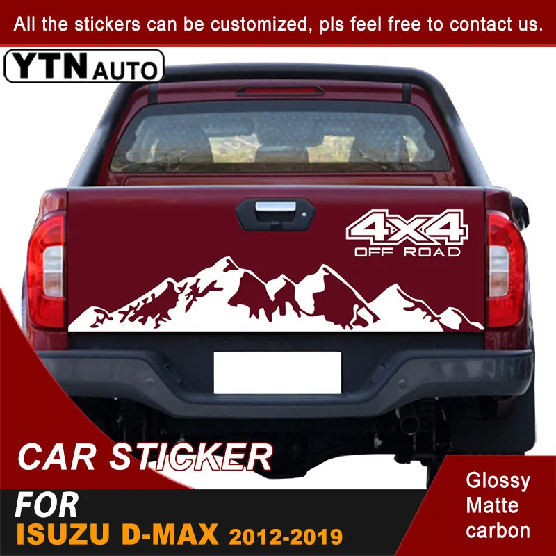 Автомобильная наклейка 4x4 графическая Виниловая для внедорожника Ford Ranger Raptor Nissan