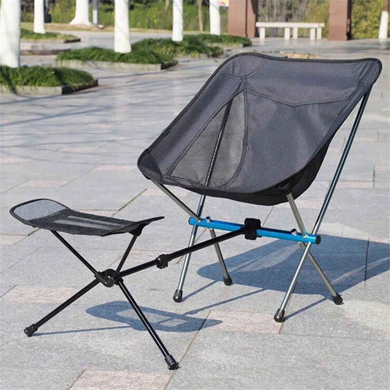 

Outdoor Detachable Portable Moon Chair Lightweight Chair Folding Extended Seat Office Home Fishing Camping BBQ Garden Hiking