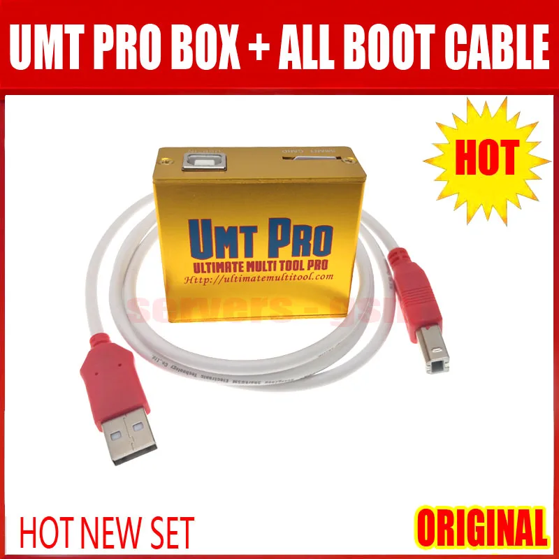 2020 новейшая 100% оригинальная коробка UMT Pro/UMT + Avb 2 в 1 с USB кабелем все кабели