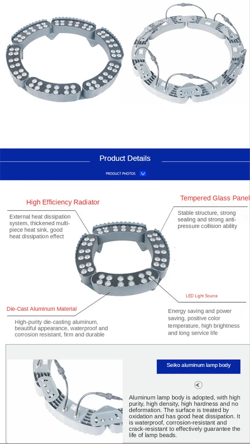 Уличный светодиодный фонарь уличный водонепроницаемое освещение для сада 24 В